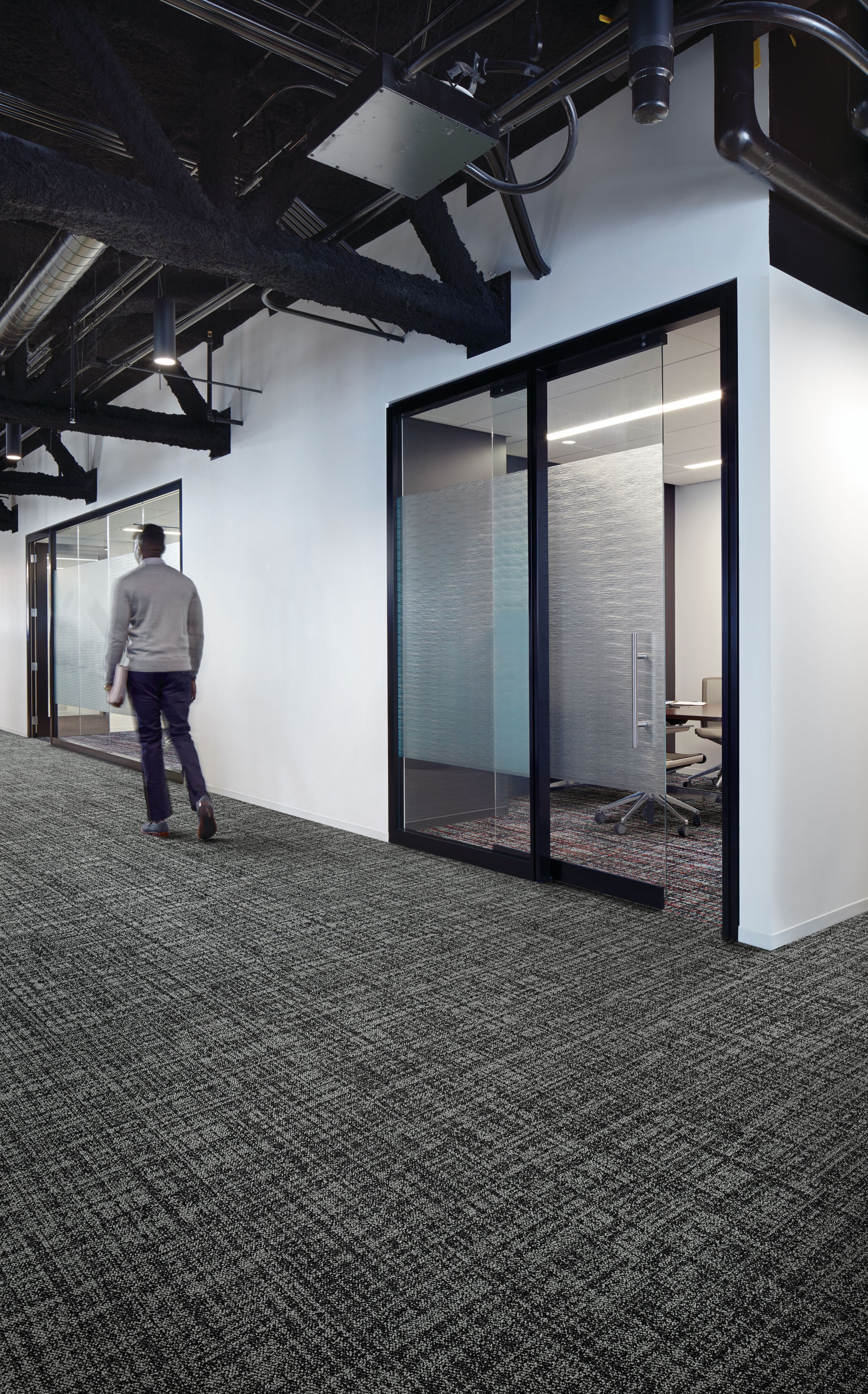 Interface Source Material and Upload plank carpet tile outside a meeting room image number 4